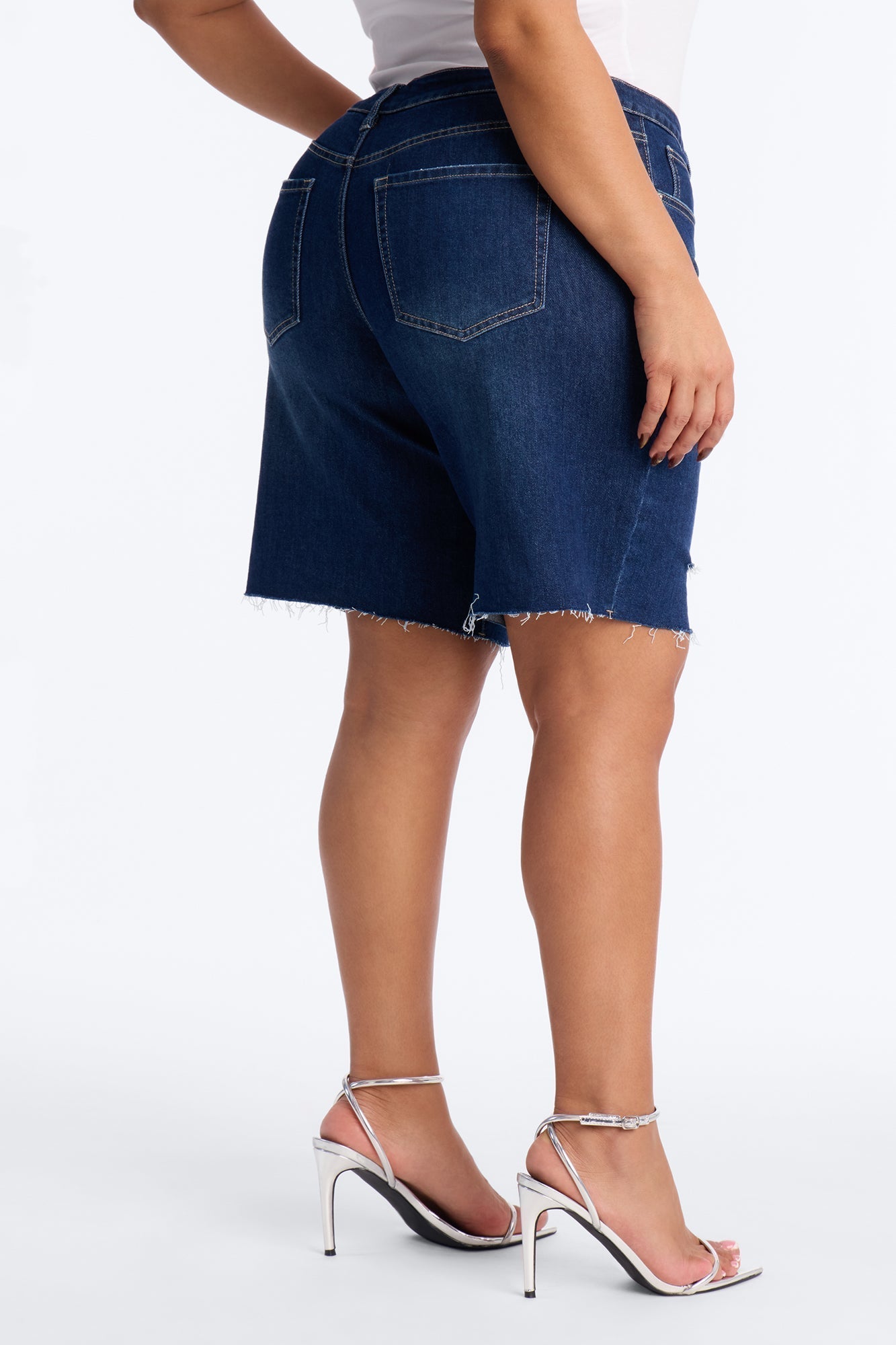 Sundaze Bermuda Denim Shorts - Dark Wash