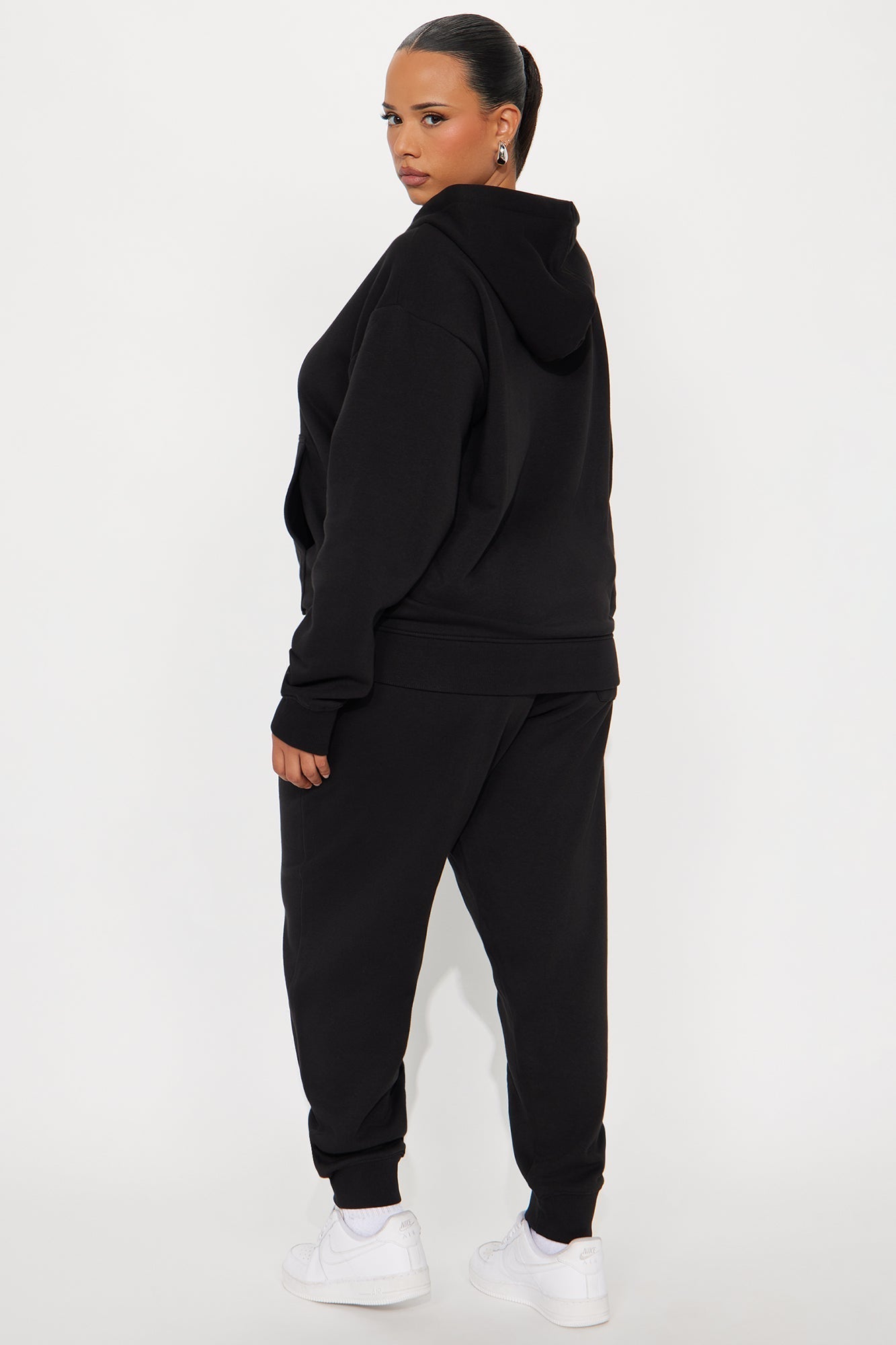 Stole My Ex Boyfriend's Oversized Jogger - Black