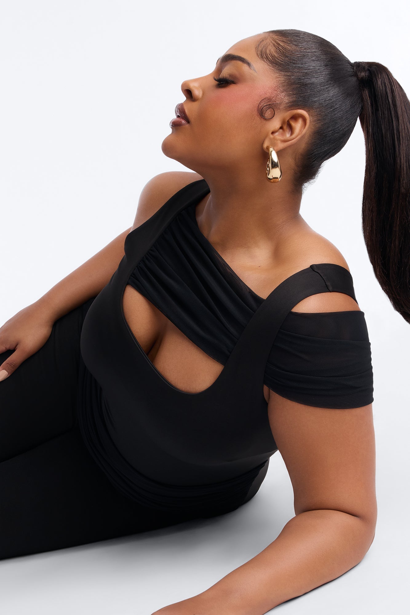 Martini & Gossip Flare Jumpsuit - Black