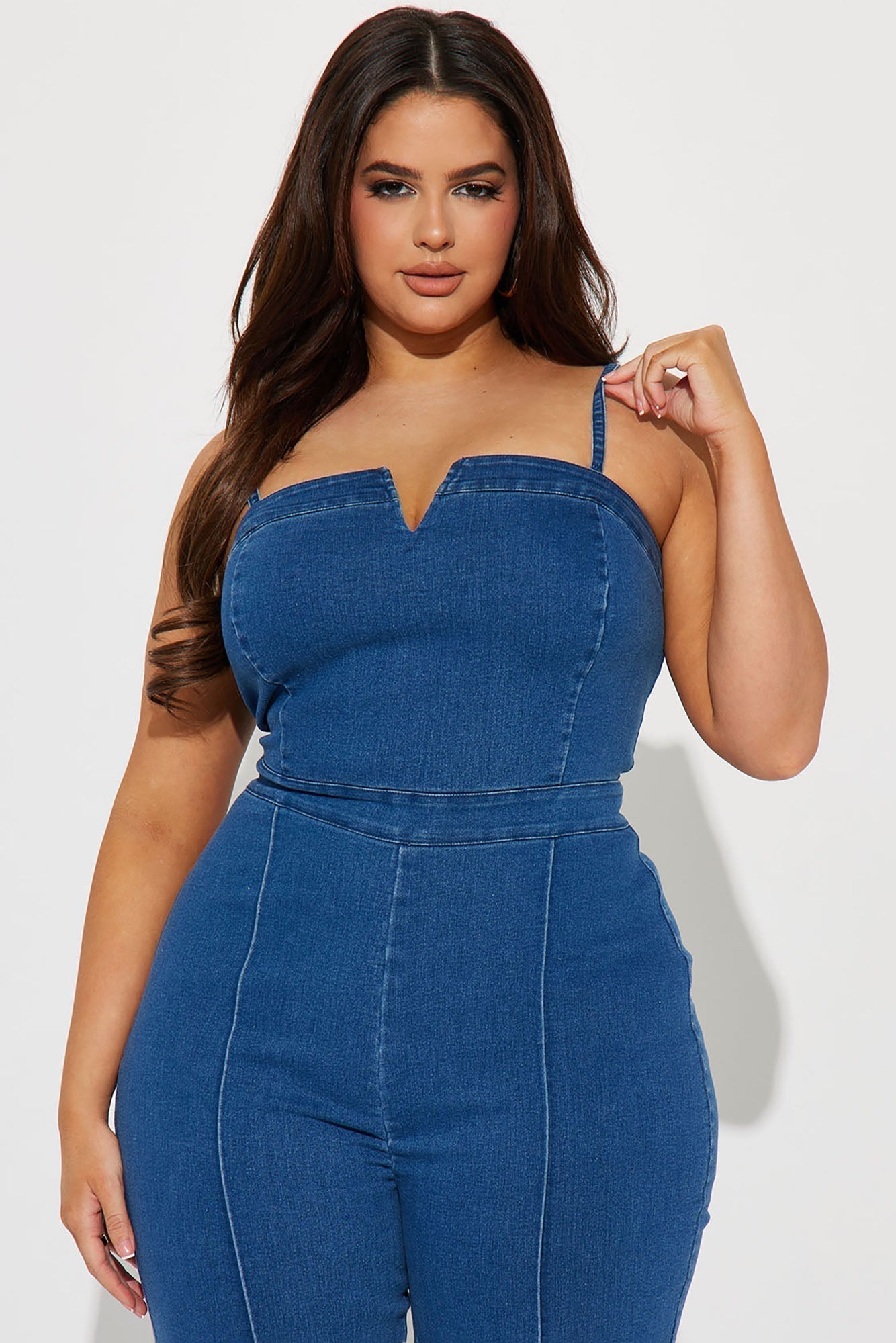 She's A Classic Denim Jumpsuit - Denim