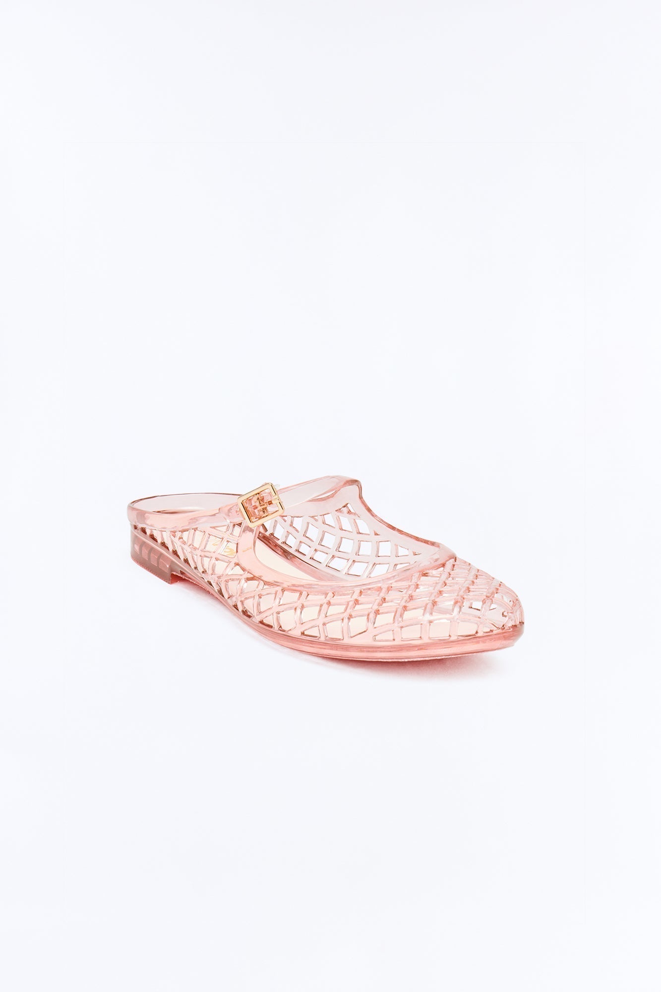 Apricot Jelly Flats - Nude