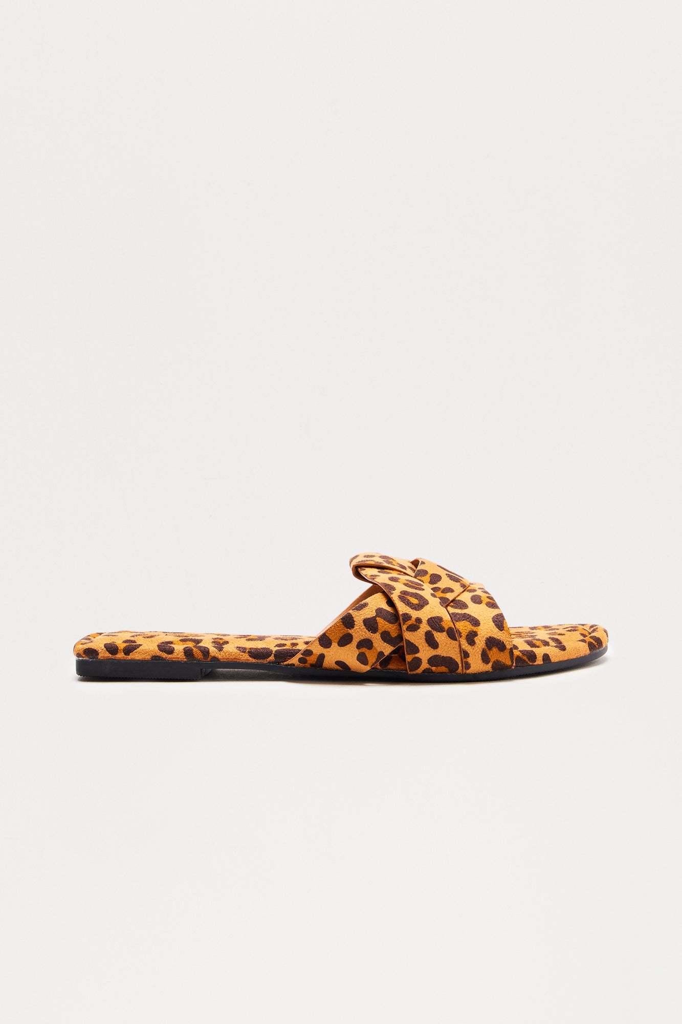Antonia Slip On Sandals - Leopard