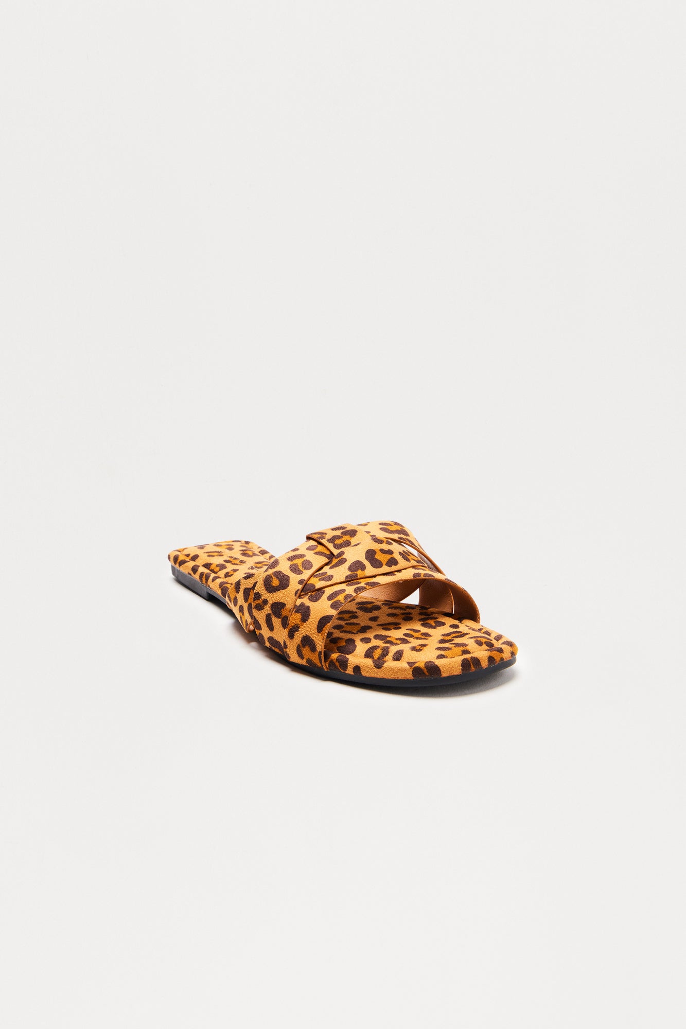 Antonia Slip On Sandals - Leopard