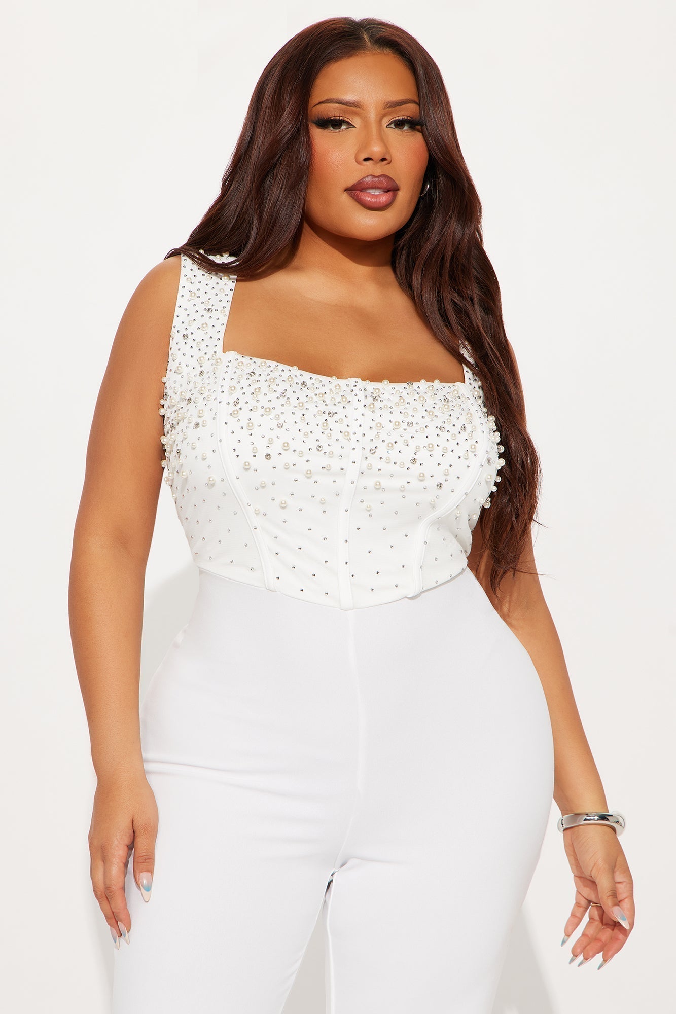 Special Moments Jumpsuit - White