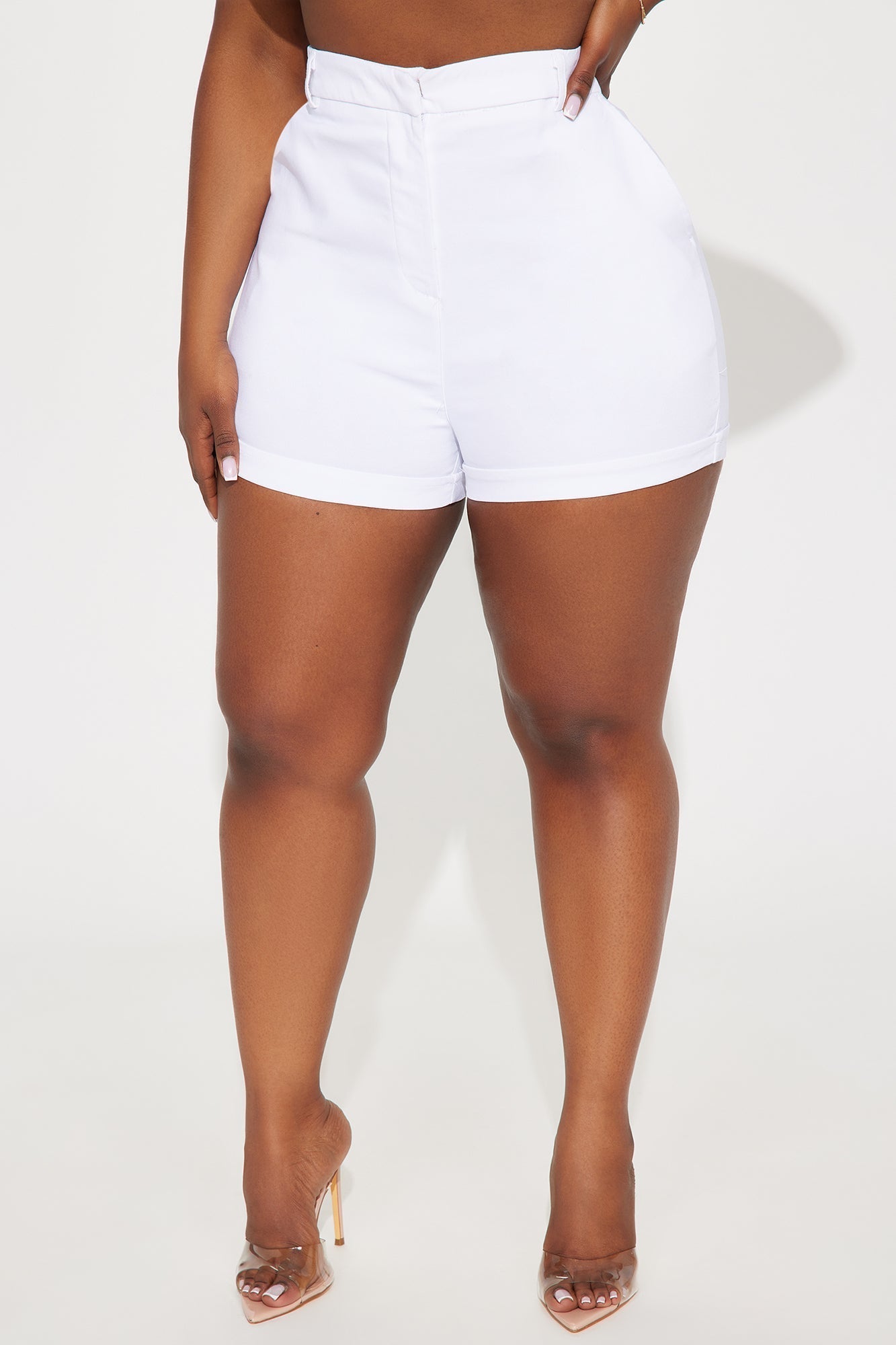 Boss Bitch Short - White