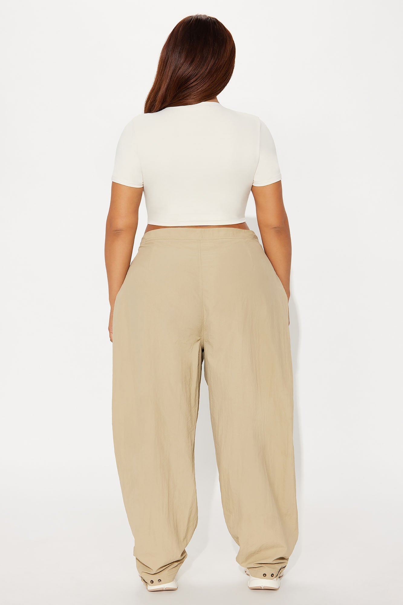 Second Skin Double Lined Super Cropped Tee - Bone