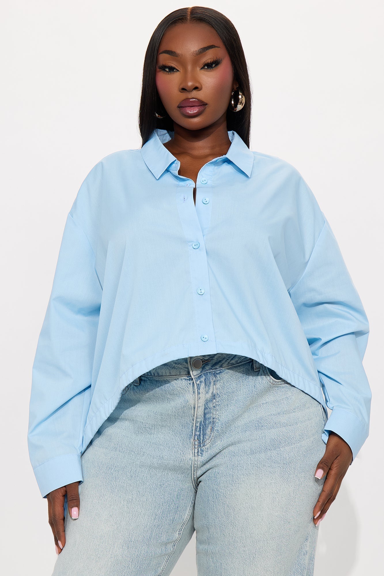 Perfect Illusion Poplin Shirt - Blue