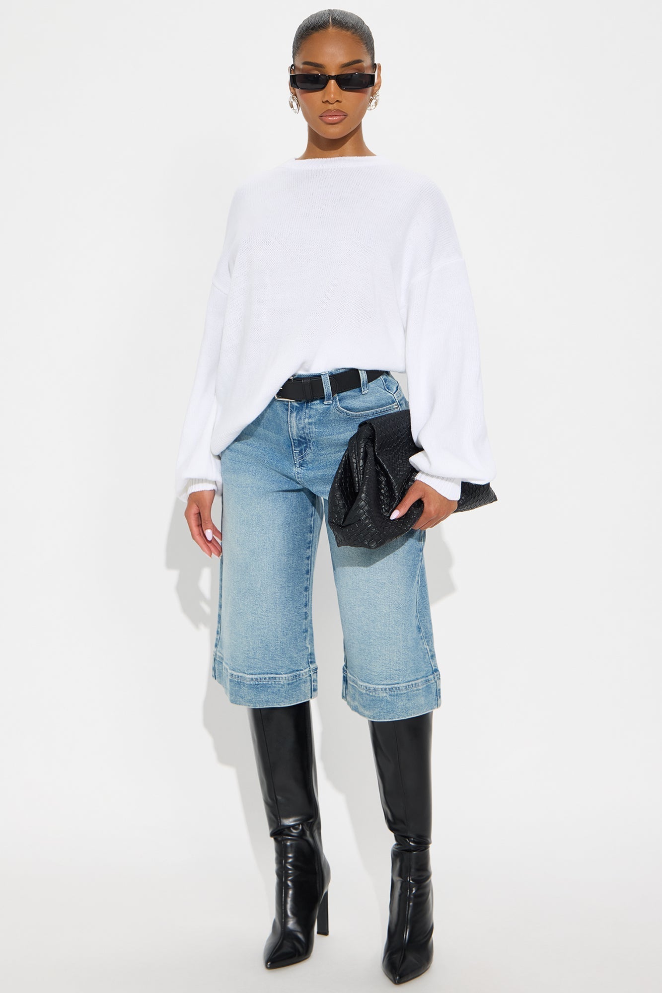 Autumn Feels Sweater - White