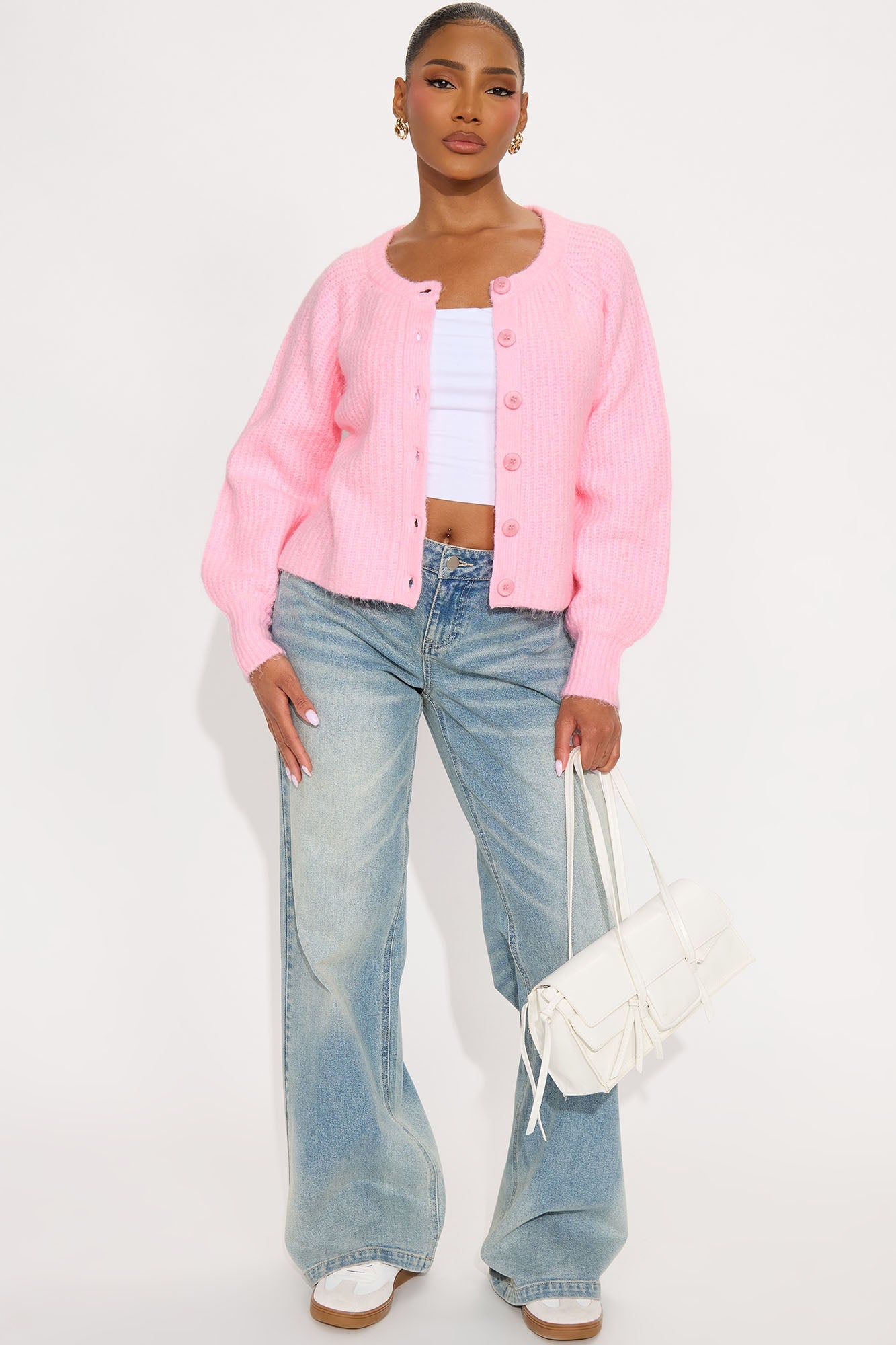 Weekend Getaway Cardigan - Pink