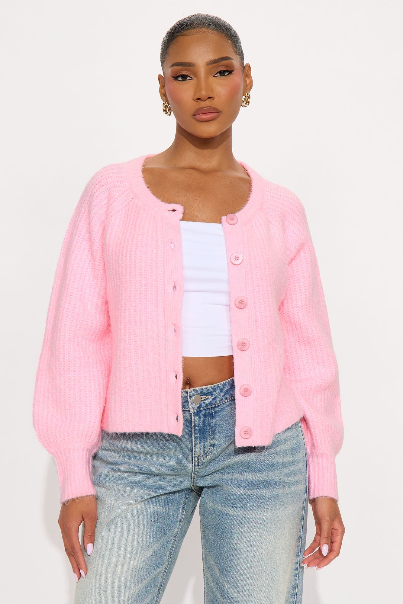 Weekend Getaway Cardigan - Pink