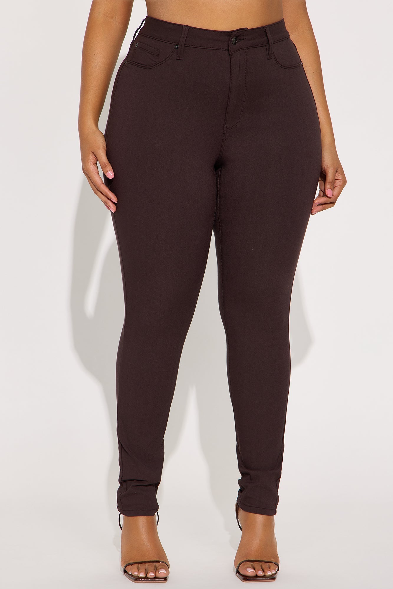 Hyperstretch Skinny Pants - Chocolate