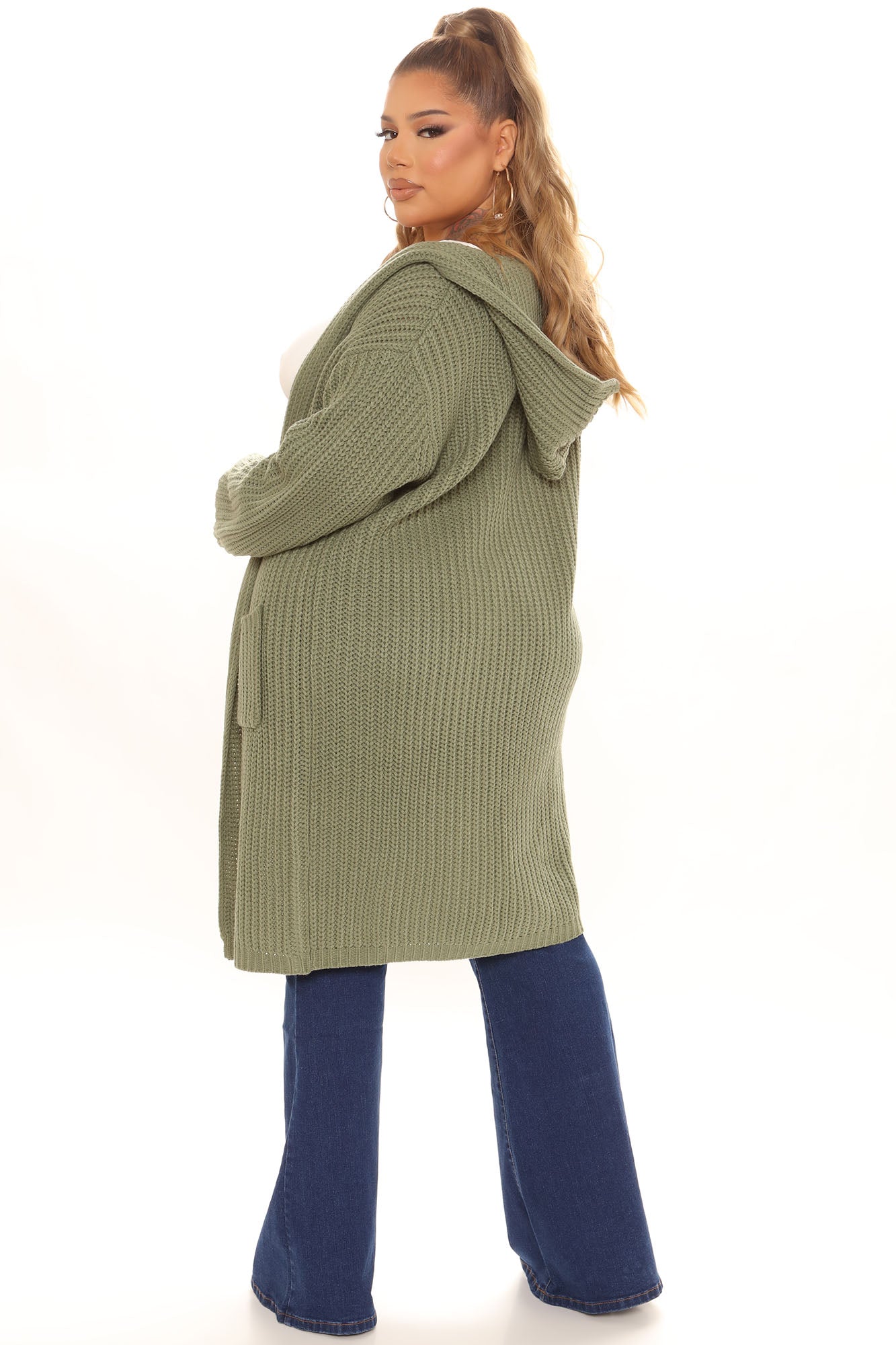Knit's Not The Time Cardigan - Sage