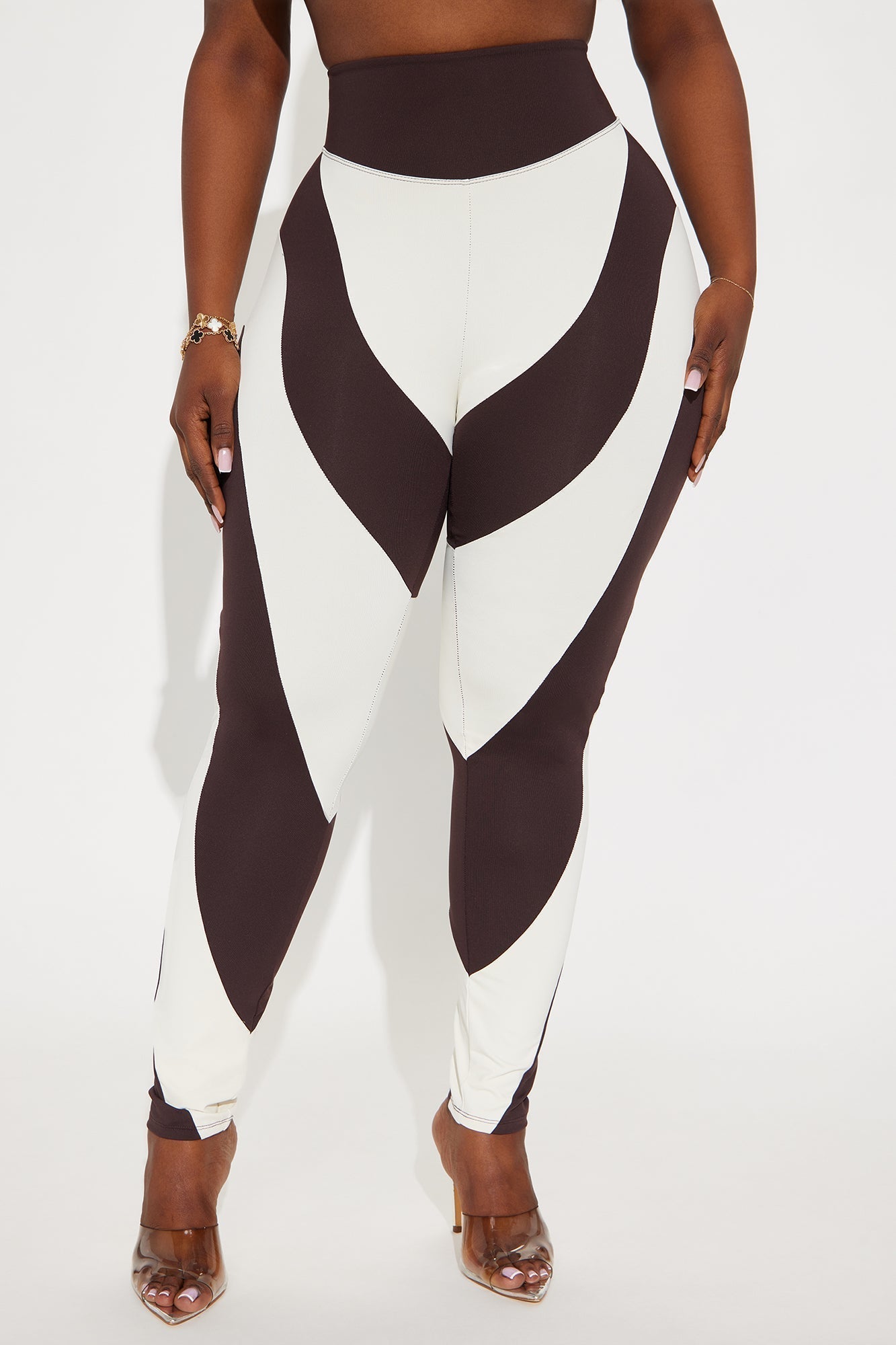 Asking For More Legging - Chocolate/Combo