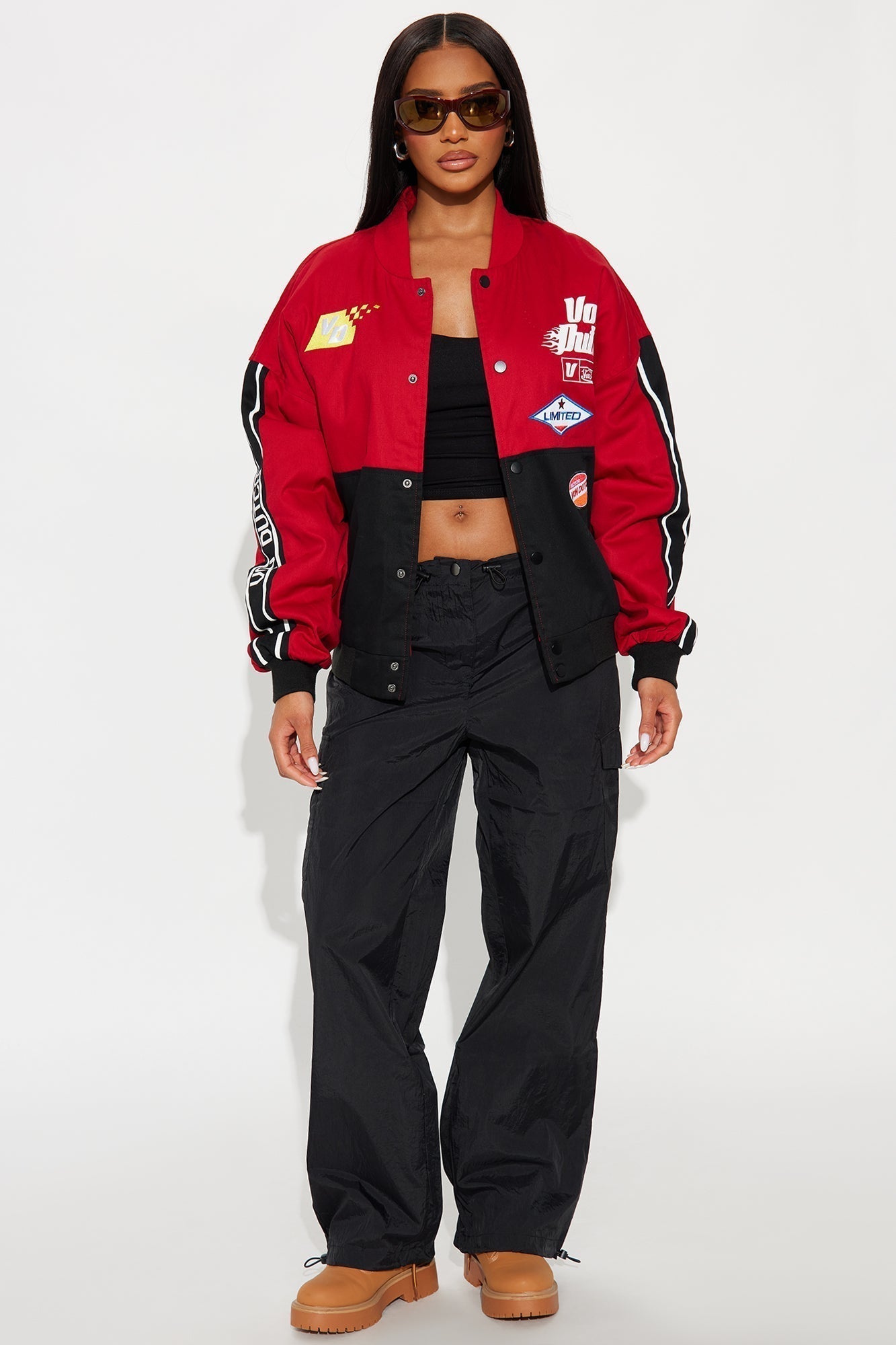 Alley Cat Cargo Jogger Pant - Black