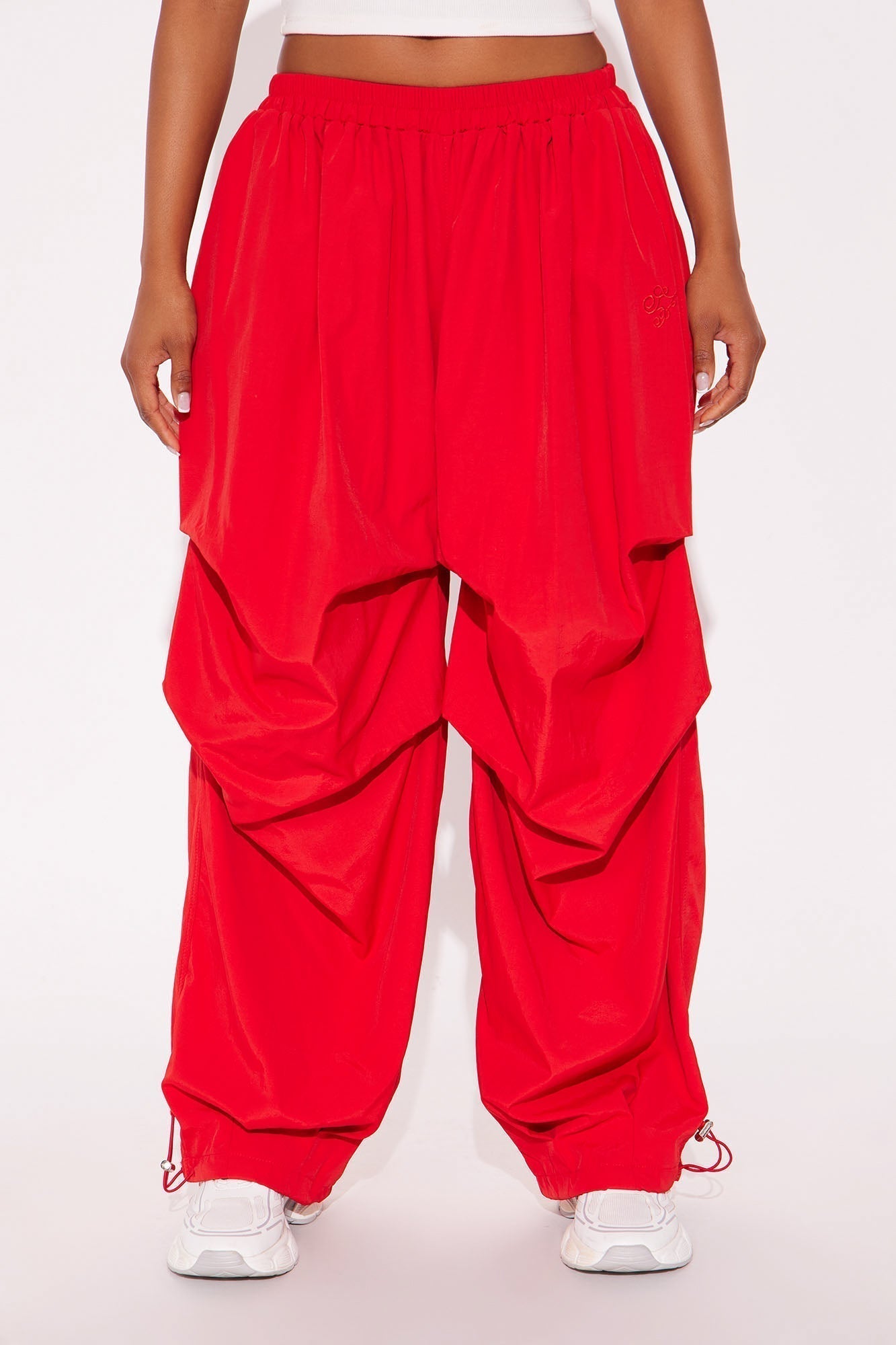 Keep Up Windbreaker Joggers 30″ - Red