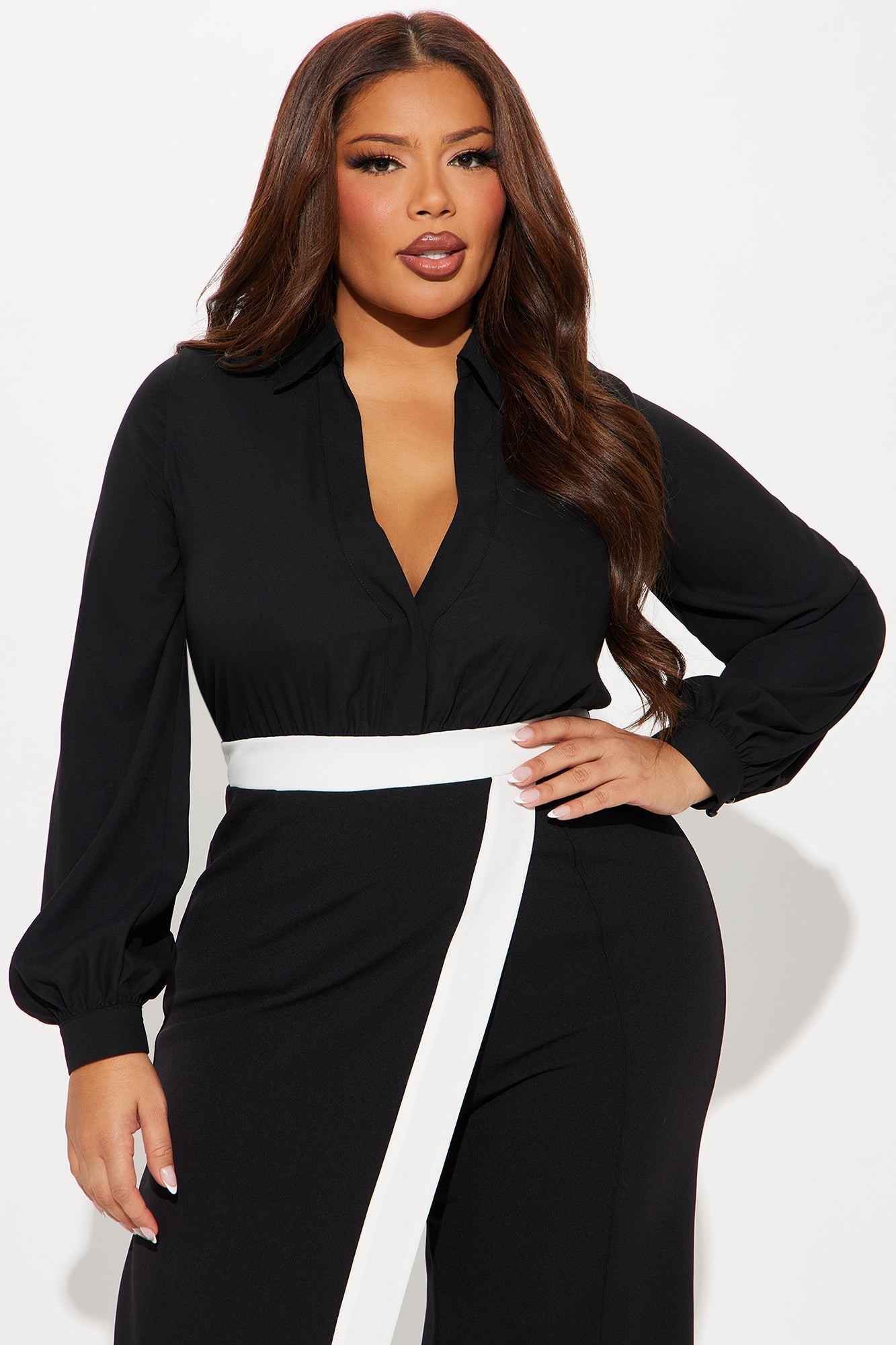 Thinking Outside The Box Jumpsuit - Black