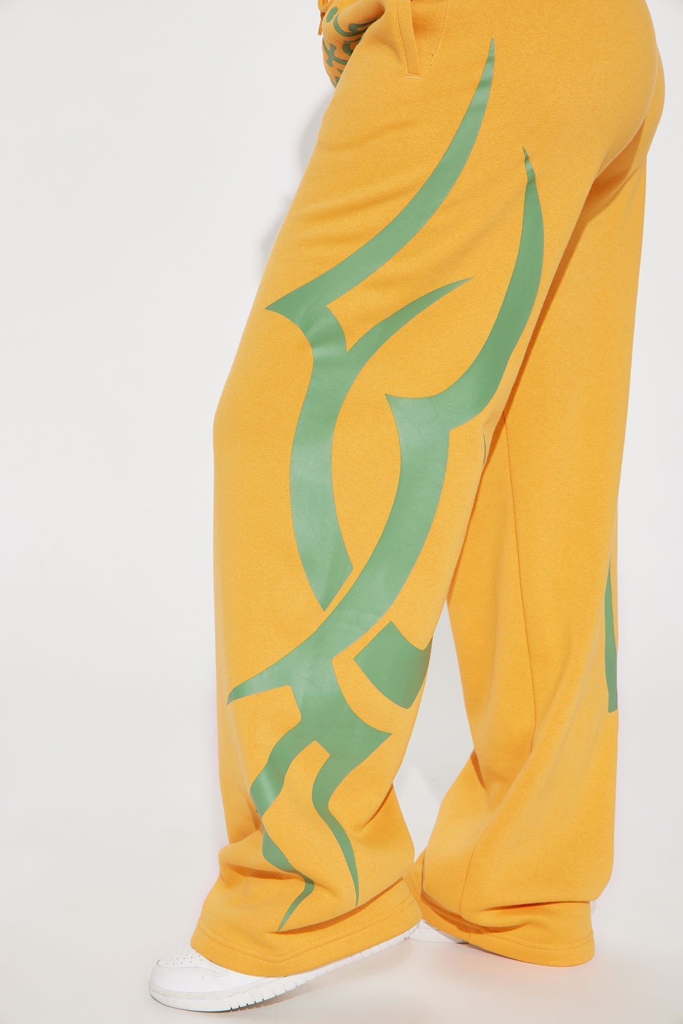 Von Dutch Trendy Wide Leg Pant - Orange/combo