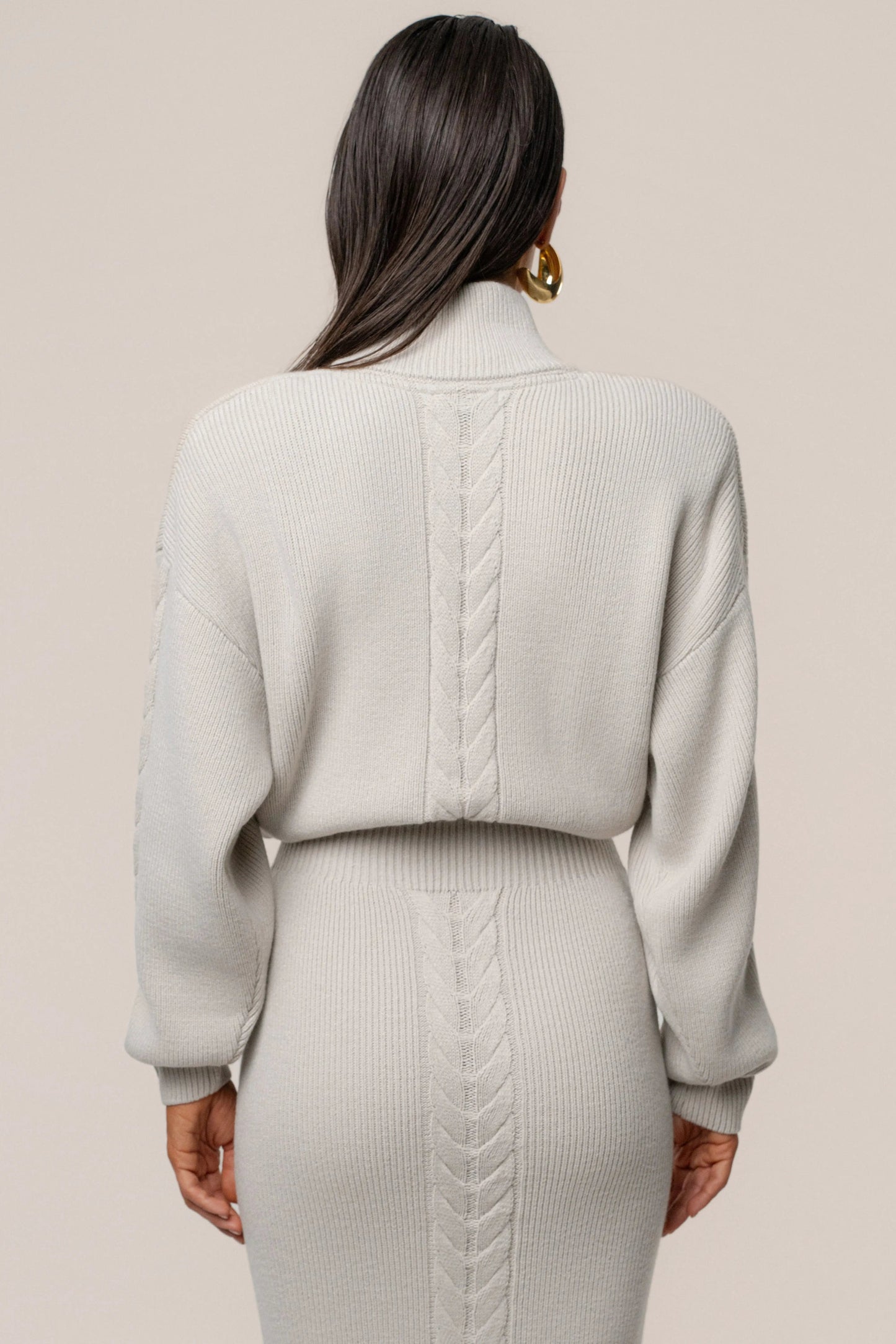Stone Cozy Intentions Ribbed Dress